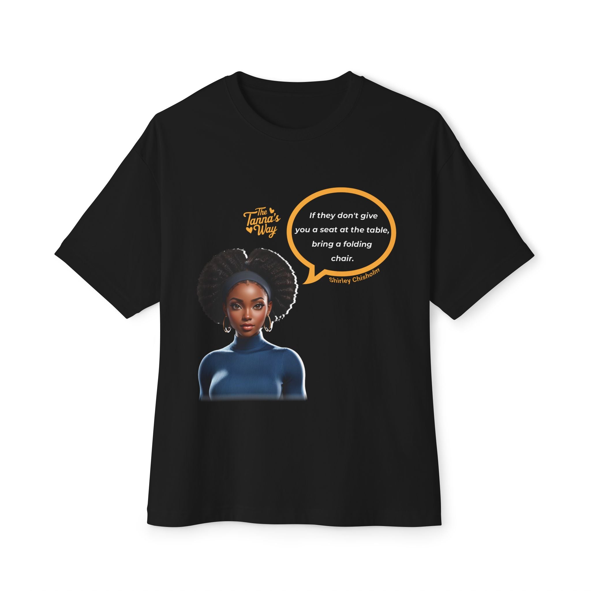 Shirley Chisholm | Unisex Oversized Boxy Tee